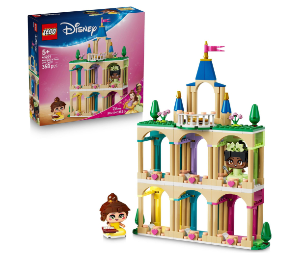 LEGO DISNEY 43291 Mała Bella i Tiana z zamkiem - 1473483 - zdjęcie 2